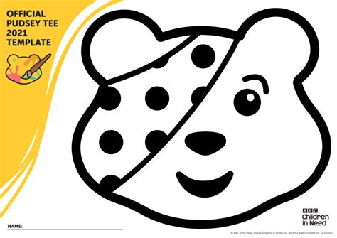 pudsey bear mask template
