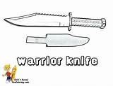 Coloring Knife Designlooter Military 13kb 1200 sketch template