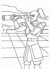 Avatar Leyenda Aang Zuko Desarrollar Menor Bender Telescope Coloringsun Airbender Generación sketch template