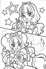 Cure Precure Twinkle Kirara Minami Mermaid Flora sketch template