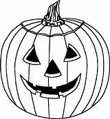 Coloring Pumpkin Pages Cute sketch template