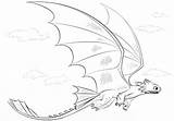 Toothless Coloring Pages Flying sketch template