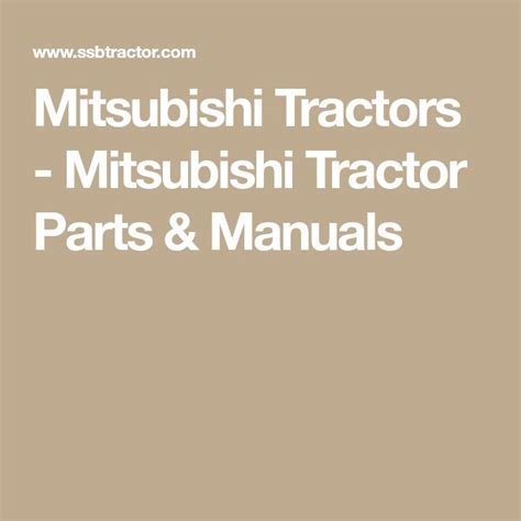 mitsubishi tractors mitsubishi tractor parts manuals tractors tractor parts mitsubishi