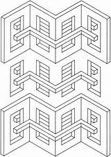Coloring Pages Geometric Optical Illusion Dover Printable Designs Publications Welcome Illusions Doverpublications Patterns Printables Popular 3d Adult Colouring Coloringhome Choose sketch template