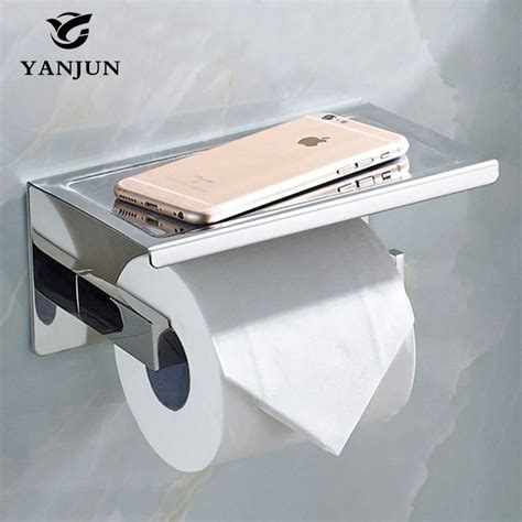 Paper Single Roll Toilet Holder Wall Cover Stainless Steel Sus Mount