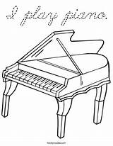 Piano Colouring Favoreads Printable sketch template