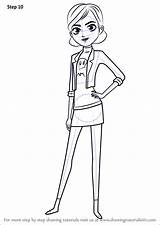 Coloring Claire Trollhunters sketch template