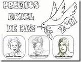 Paz Nobel Premios Fichas Blogcolorear sketch template