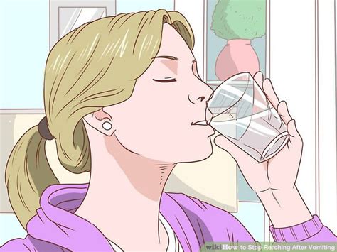 3 ways to stop retching after vomiting wikihow