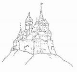 Coloring Castle Arendelle Pages Frozen Beautiful Related sketch template