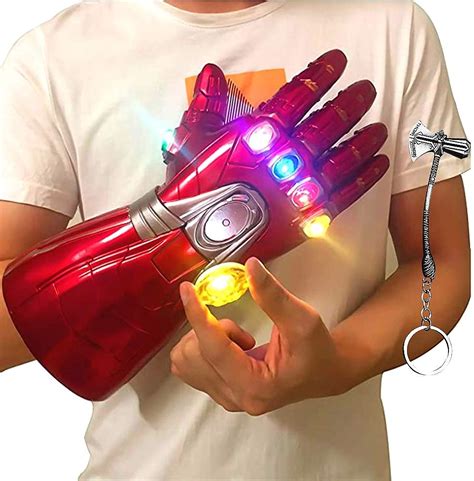 iron man gloves  finger iron man infinity handschuhe led