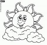 Coloring Sun Pages Clouds Kids Para Printable Google Colorear Sheets Omalovánky Drawing Color Sol Sky ζωγραφια ουρανος Adult Cloud Choose sketch template