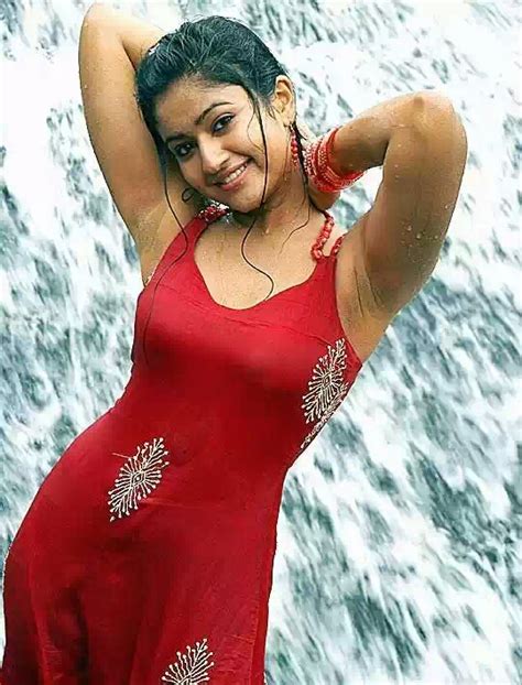 Tamil Actr Team Poonam Bajwa Red Dress Wet Stills
