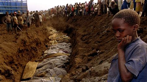 rwandan genocide world remembers massacre  left  dead world news sky news