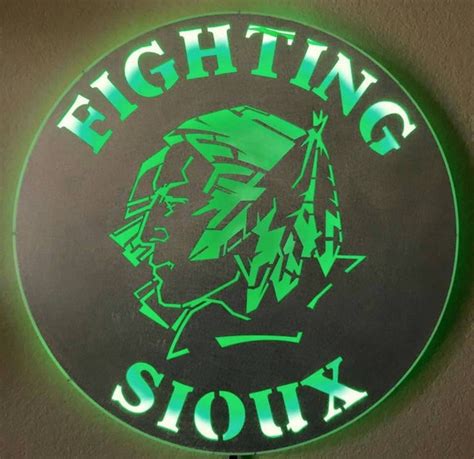 items similar  und fighting sioux logo  etsy