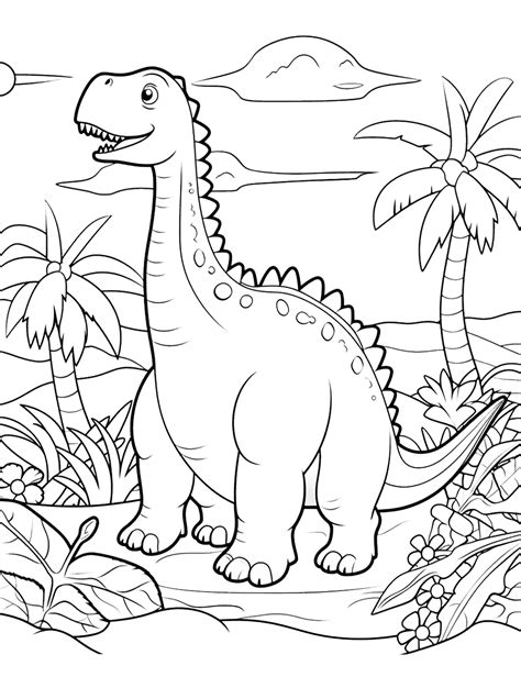 dinosaur coloring pages   printable sheets