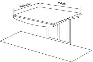 patio awning sizes  buyers guide roche awnings