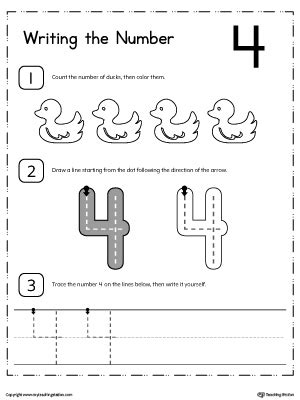 learn  count  write number  myteachingstationcom