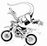 Motocross Coloriage Colorier Imprimer Stampare Dessiner Supercross Transporte Dinosaurio Getdrawings Freestyle sketch template