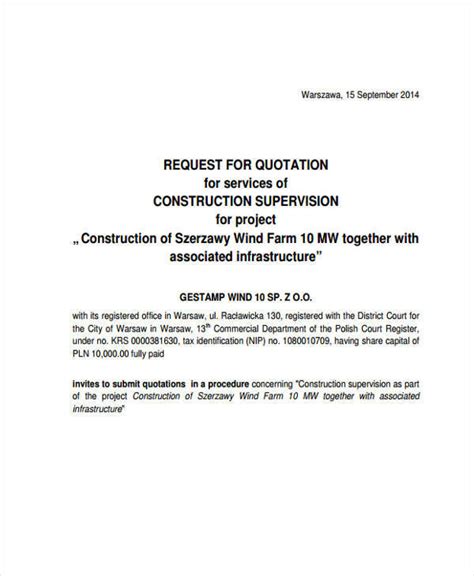 construction quotations   ms word pages