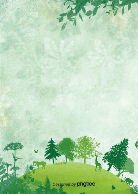 creative illustration  green environment background  earth day