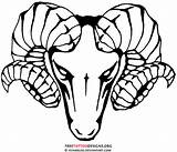 Ram Head Clipart Tattoo Library Aries sketch template
