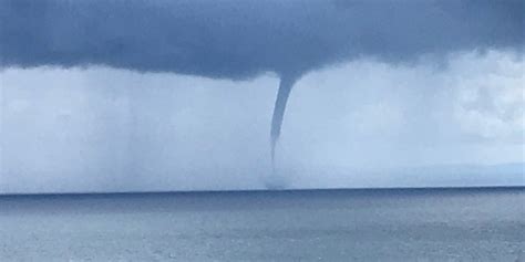 Water Spout Near Bay St George Associated With