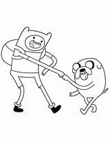 Adventure Coloring Time Pages Finn Jake Printable Print Cartoon Color Book Pdf Para Gif sketch template