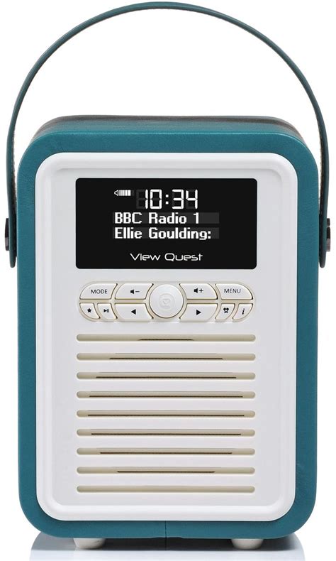 view quest retro mini dab radio bluetooth speaker teal dab radio radio human centered design