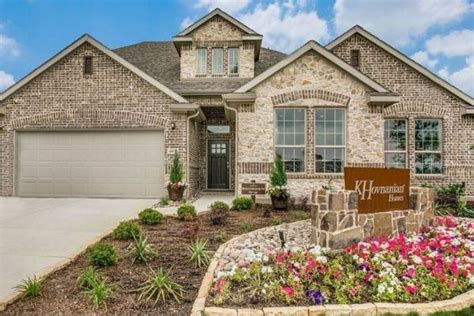 hovnanian homes canyon falls  flower mound tx