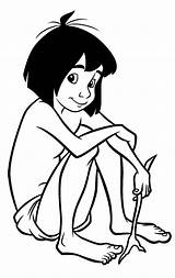Mowgli Jungle Book Coloring Pages Disney Draw Characters Mogli Drawing Cartoon Color Kids Easy Drawings Kidsplaycolor Visit Trace Books Board sketch template