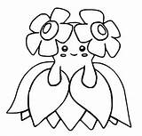 Pokemon Bellossom Coloring Pages Pokémon Drawings Morningkids sketch template