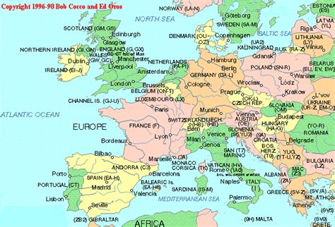 World Prefix Locator Europe
