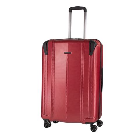 nowi sasso lichtgewicht abs koffer reiskoffer trolley  cm gevoerde binnenkant rood