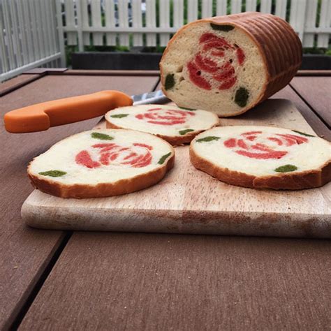 mom bakes bread with her son s drawings inside them