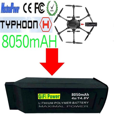 gifi power mah  slipo battery droneyuneec typhoon