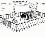 Tabernacle sketch template