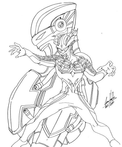 coloring page ultraman  crafter files