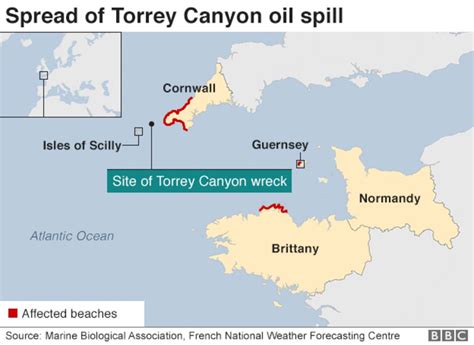 torrey canyon oil spill the day the sea turned black bbc news