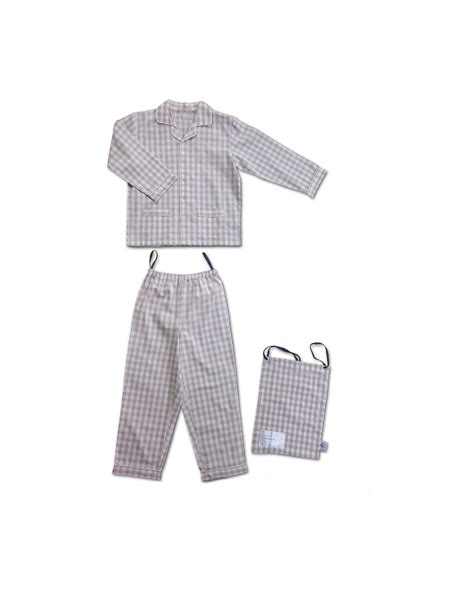 pajamas  children  cotton gingham