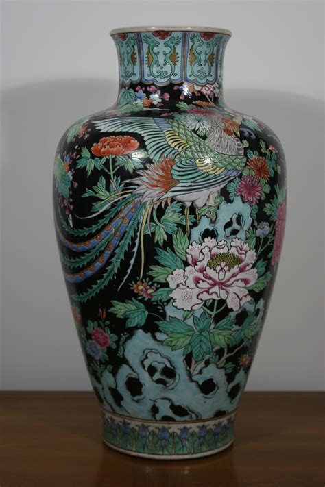antique asian floor vase other