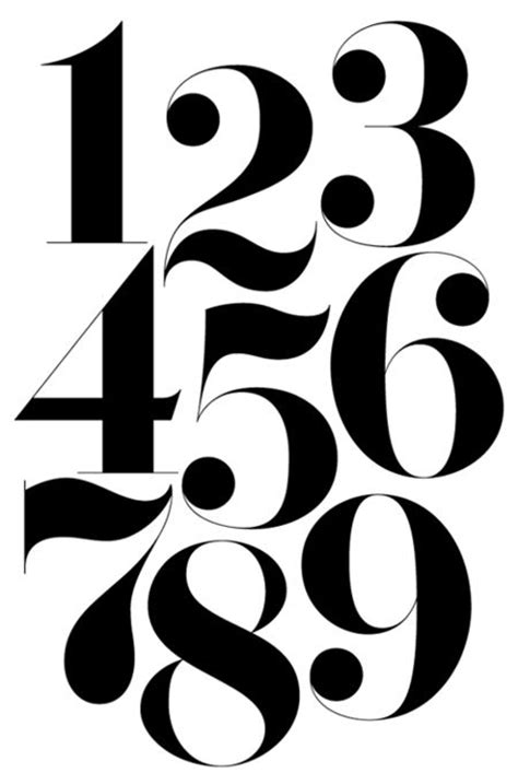 beautiful numbers typography pinterest beautiful follow   typography