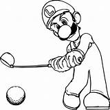 Luigi Golf Imprimer Nabbit Frais Jugando Toadette Wecoloringpage sketch template