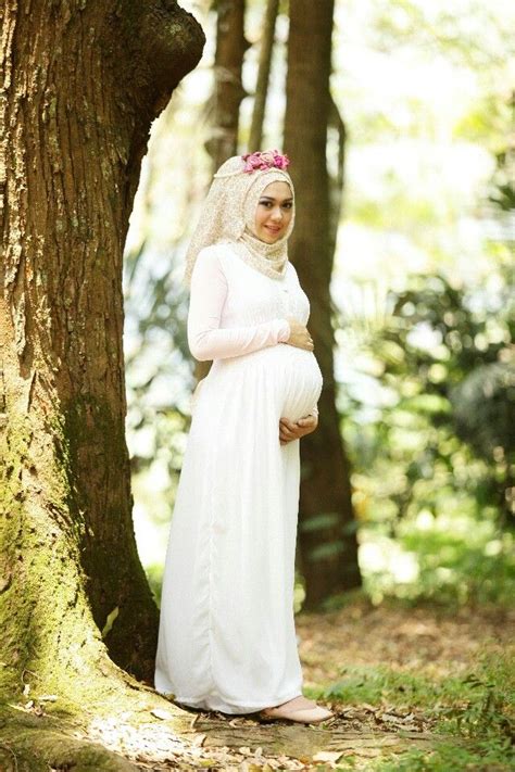 inspiratif foto maternity hijab flatpop megan