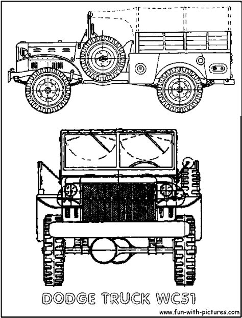 dodge truck coloring page