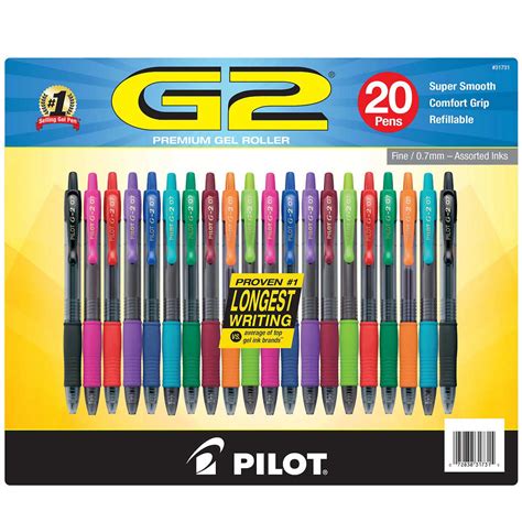 pilot  gel pens assorted colors  pack walmartcom