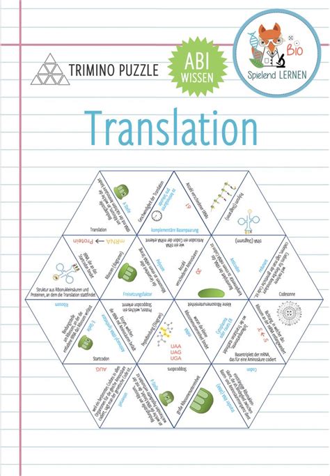 translation trimino abitur unterrichtsmaterial im