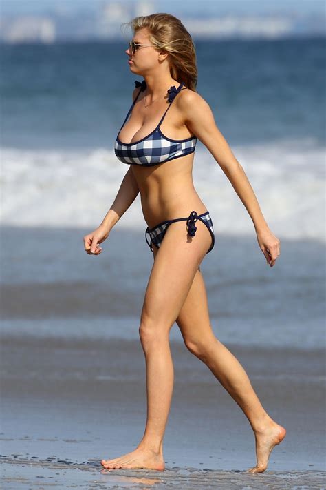 charlotte mckinney in bikini at a beach in malibu 05 08