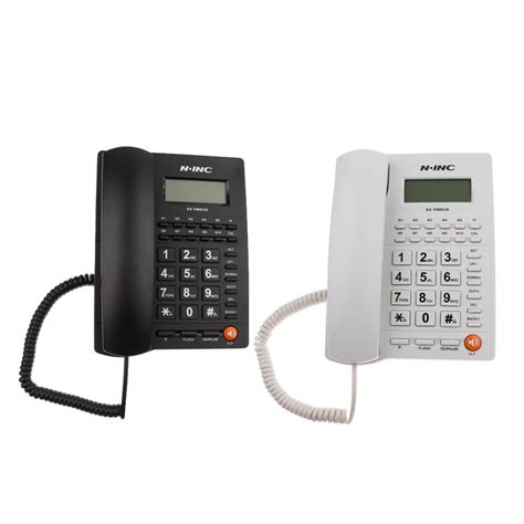 vaste vaste telefoon desktop telefoon wiht caller id herhalen callback grote knop huistelefoon