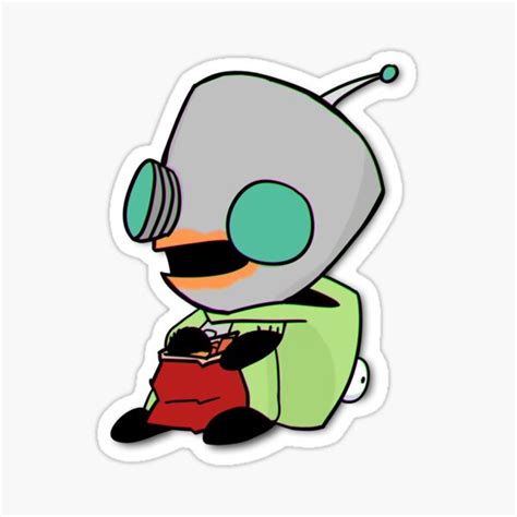 Invader Zim Stickers Redbubble